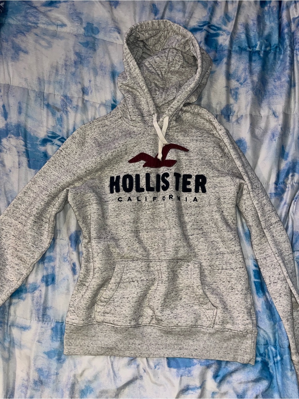 Hollister Gray Pullover Hoodie